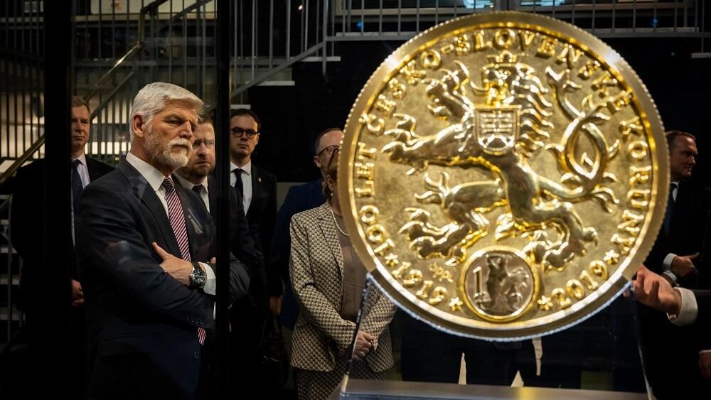 Prezident v České mincovně, foto archiv